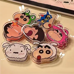 New Kawaii Cute Crayon Shin-Chan Pp Clip Memo Clip Test Paper Folder Multifunctional Anime Birthday Gifts Girlfriend Gifts Toys