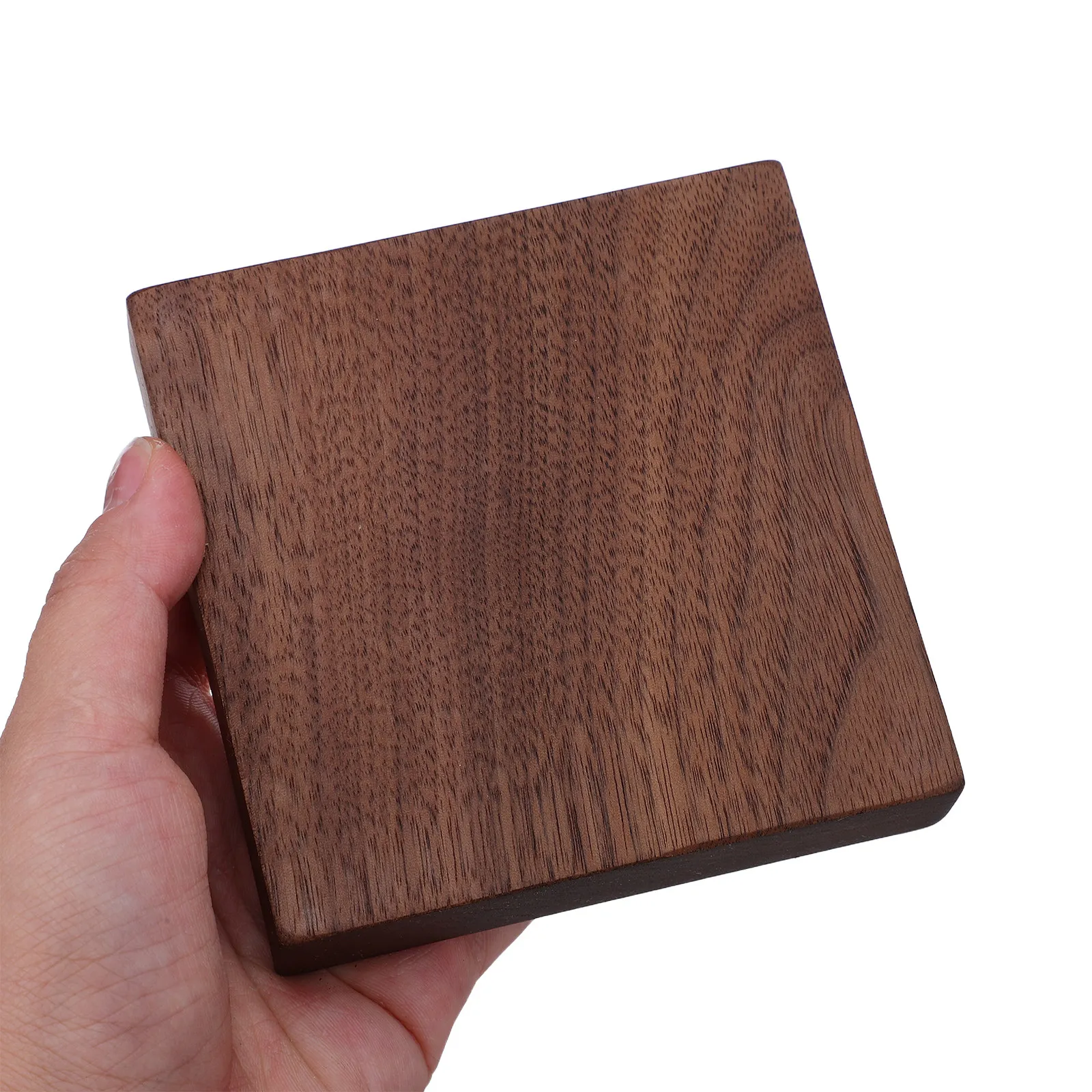 2Pcs Walnut Wood Panels Natural Grain Unfinished Hardwood Boards Thick Walnut Lumber Sheets for DIY Engraving Burning Craft