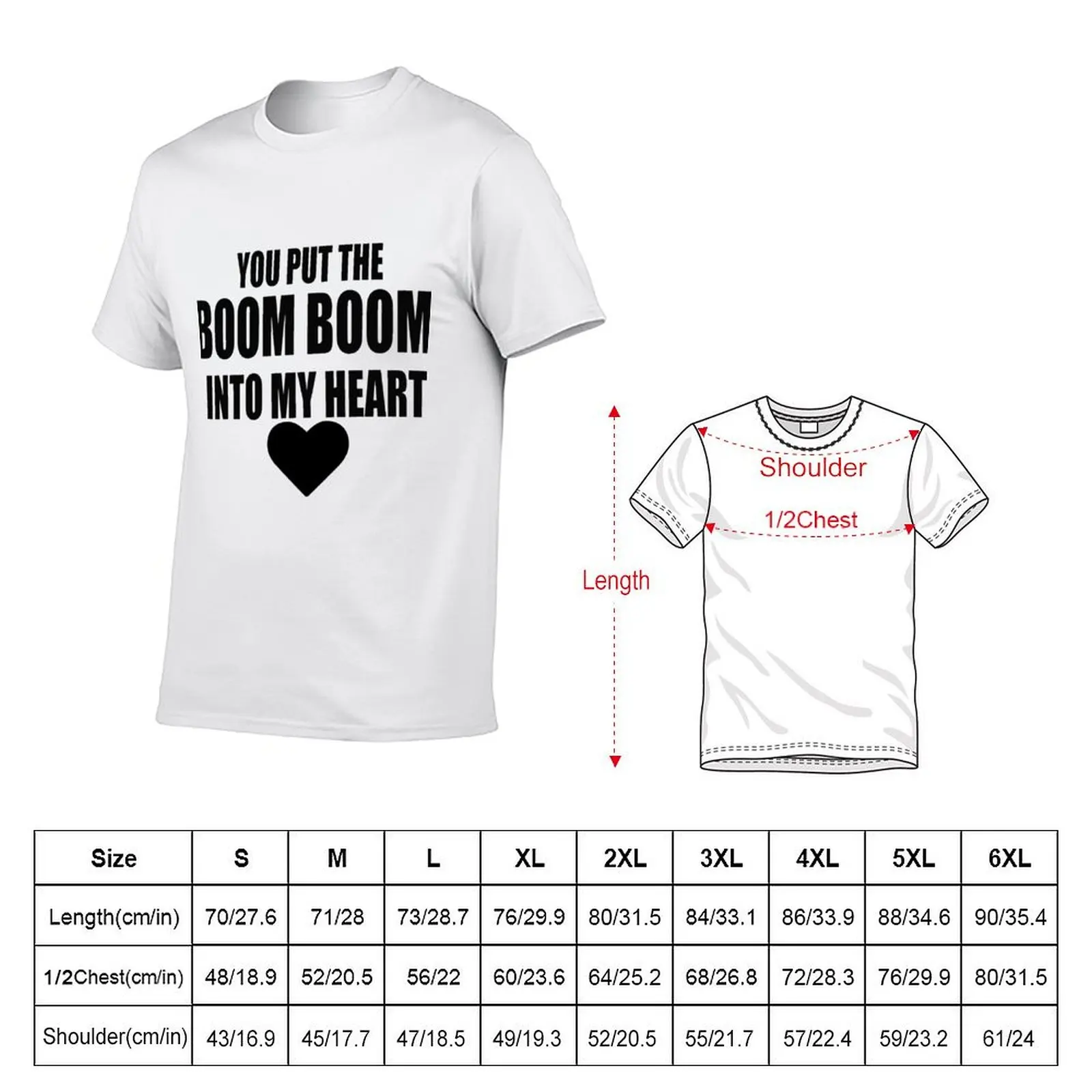 BOOM BOOM WHAM! T-Shirt Regular Fit Plain Tee Shirt