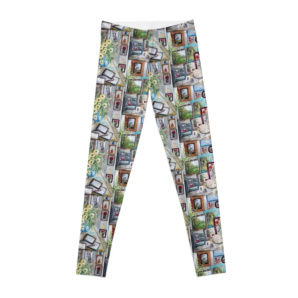 

Table of an Art Enthusiast Leggings flared Sports pants woman Womens Leggings