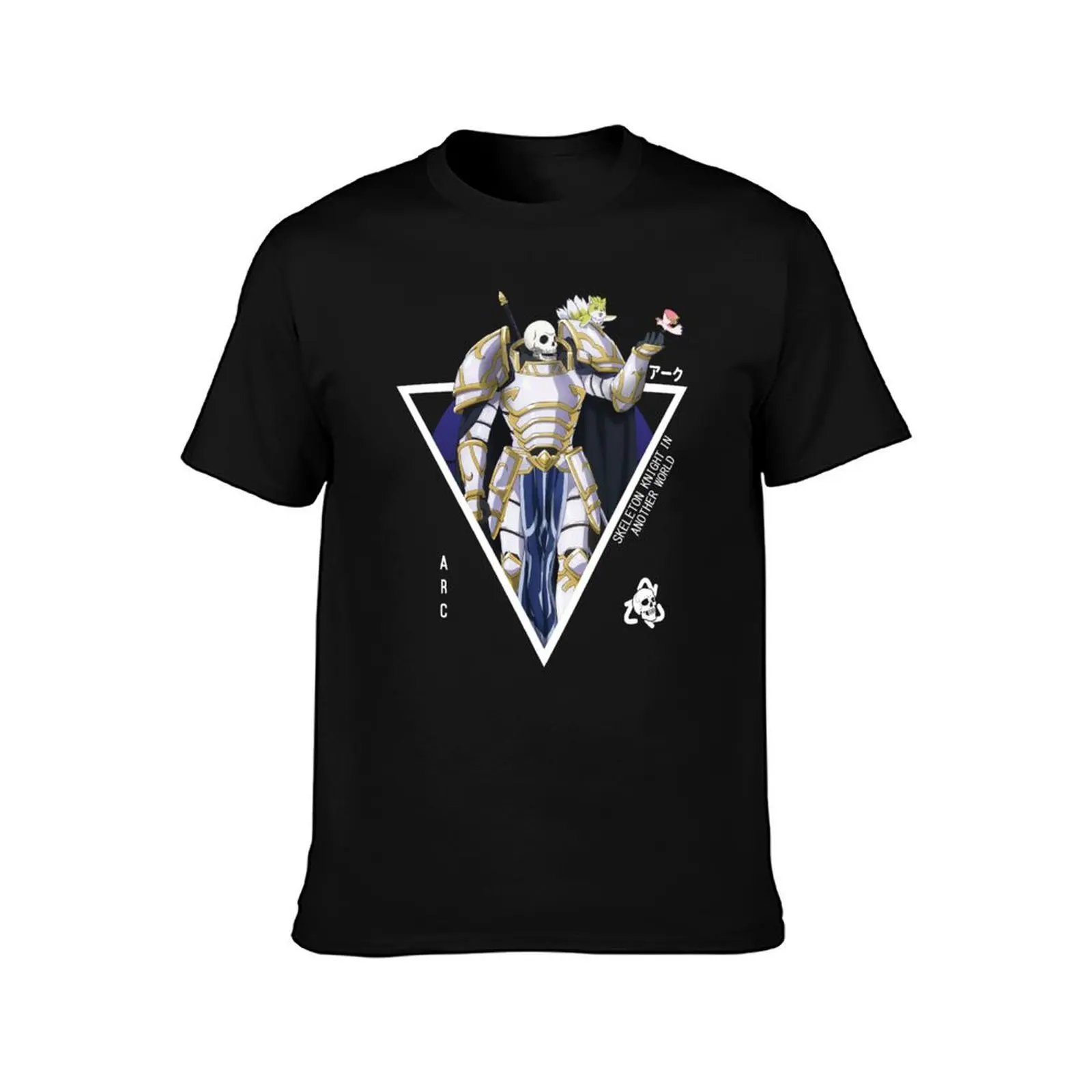 Arc Lalatoya アーク | Skeleton Knight In Another World T-Shirt Outdoor Work Short Sleeve Top