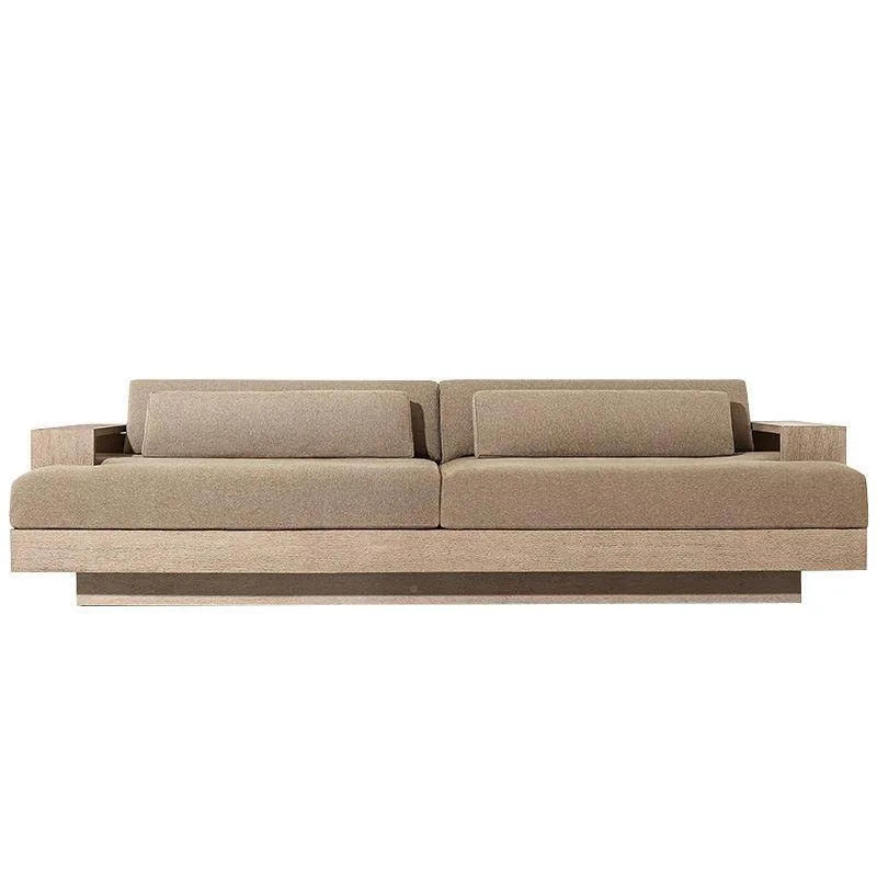 Outdoor leisure villa garden outdoor home courtyard outdoor waterproof sunscreen teak sofa coffee table