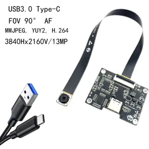Bilashmart Autofocus 4208*3120 13MP 4K USB3.0 IMX258 CMOS Sensor H.264 Type C Camera module UVC plug and play document shooting