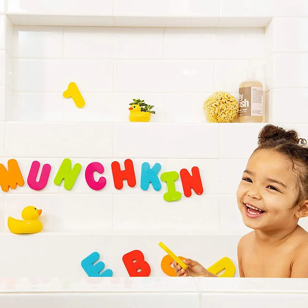 Alphanumeric Stickers Baby Bath Shower Toy Foam Letters Numbers Floating Bath Tub Non-Toxic Kids Early Educational Toys 36pcs