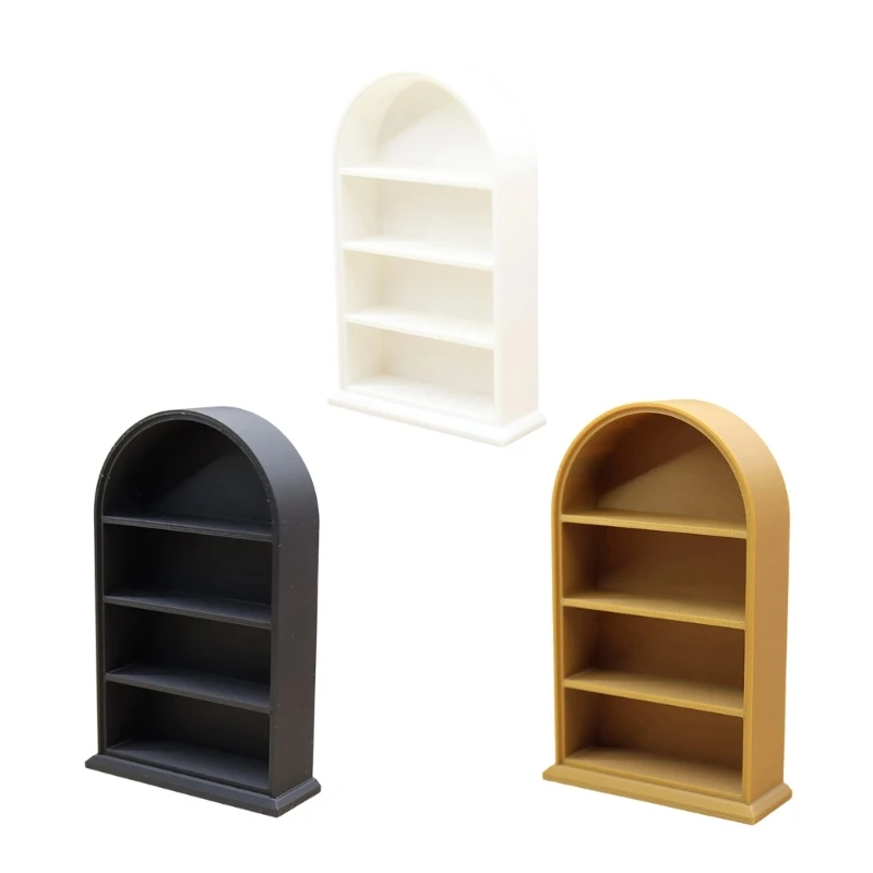 

Miniature Bookshelf Simulation Bookcase Figurine For 1:12 Doll House Landscape 15UB