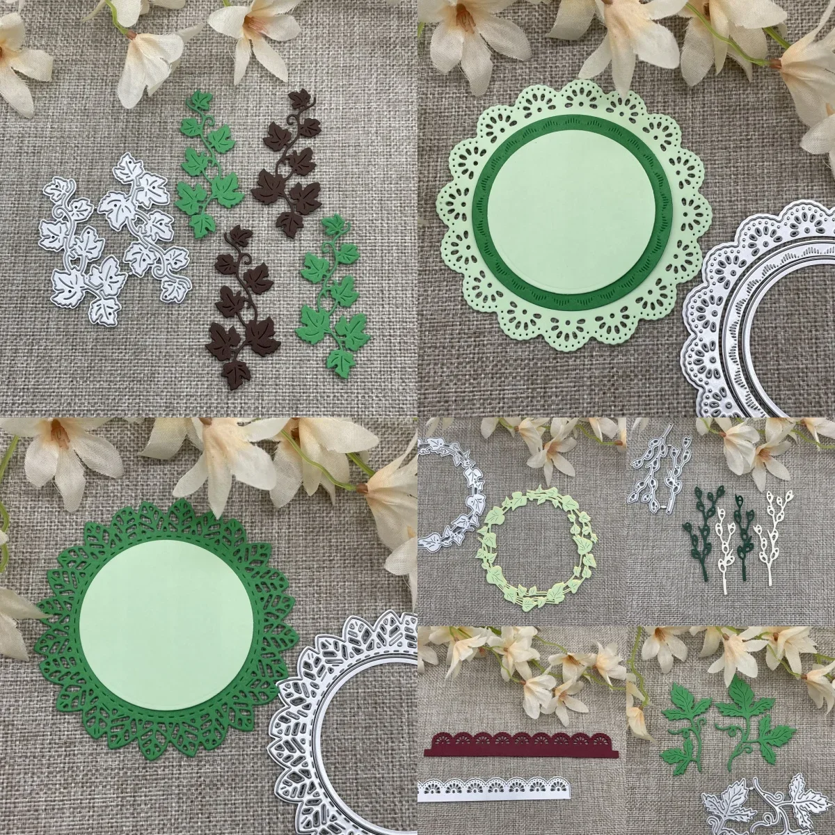 

Металлические вырубные формы для декоративной резки: листья, венки, кружево. Для скрапбукинга, декоративного тиснения, рукоделия. Шаблон для вырезания.