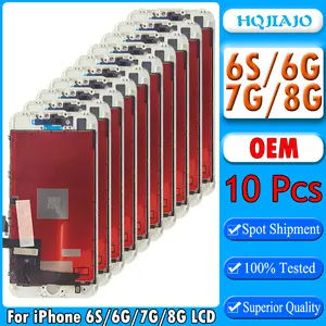 Bilashmart 10/20 piece/lot OEM 4.7 IPhone 6S 6G 7G 8G LCD Screen Touch Screen Digitizer Assembly Replacement LCD Display