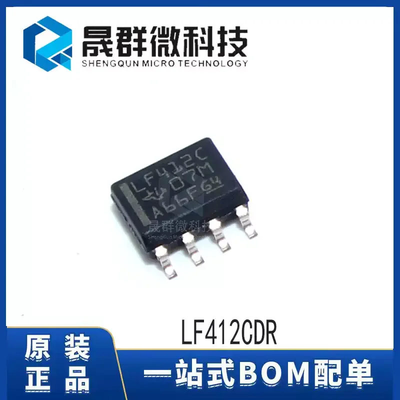 10-100pcs of brand new original LF412CDR LF412C SOP-8 dual channel JFET input operational amplifier chip IC