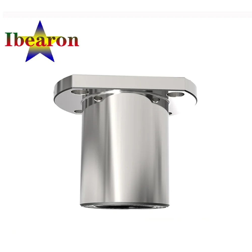 1PCS LMH30UU Standard Type Two Side Cut Flanged Linear Motion Ball Bearing Seals On Both Side Resin Retainer