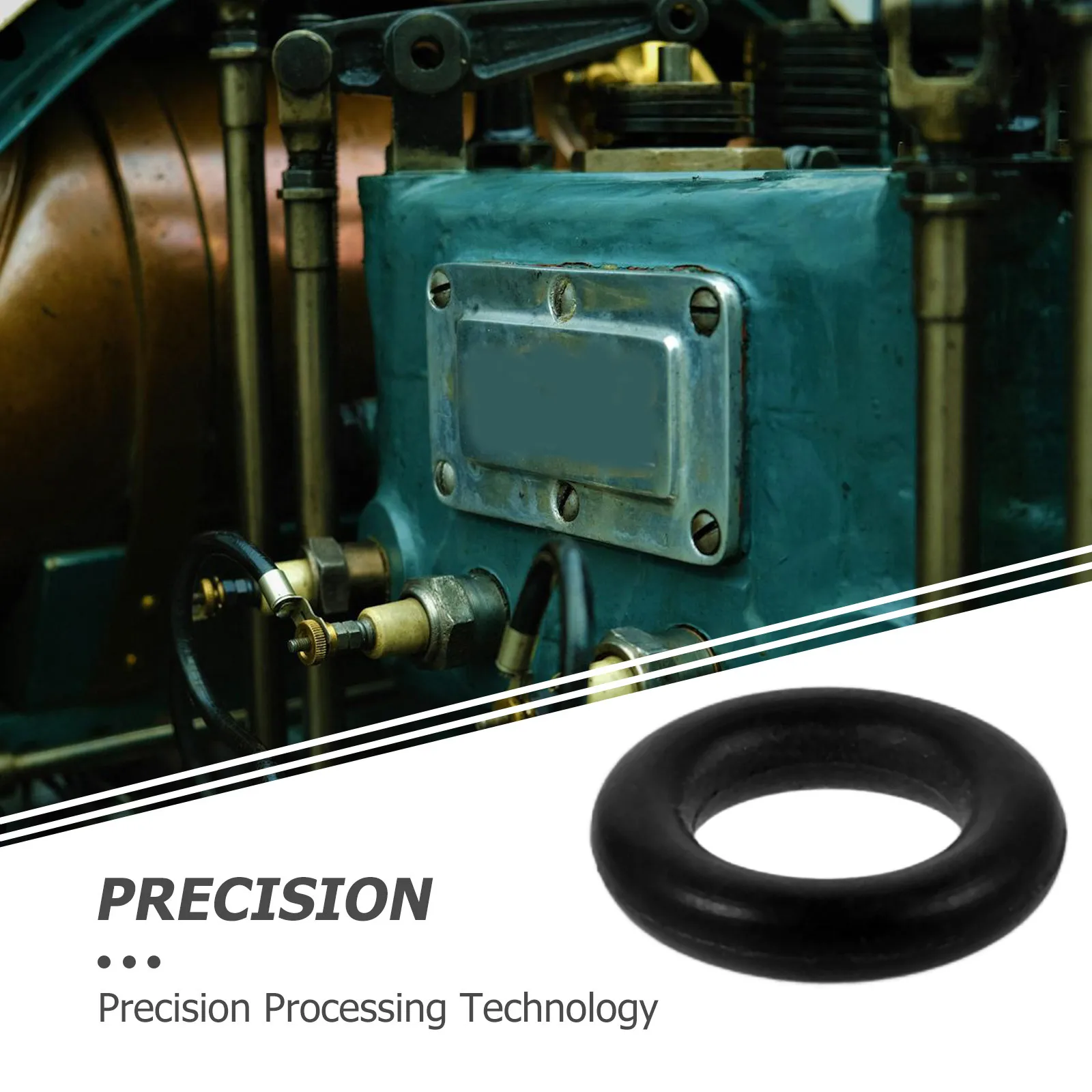 ชุดอุปกรณ์ 10 ชิ้น วัสดุยาง ทนทาน ปิดผนึกได้อย่างแม่นยำ ป้องกันการรั่วซึม ติดตั้งง่าย ชุดแหวนซีลสำหรับก้านวาล์ว