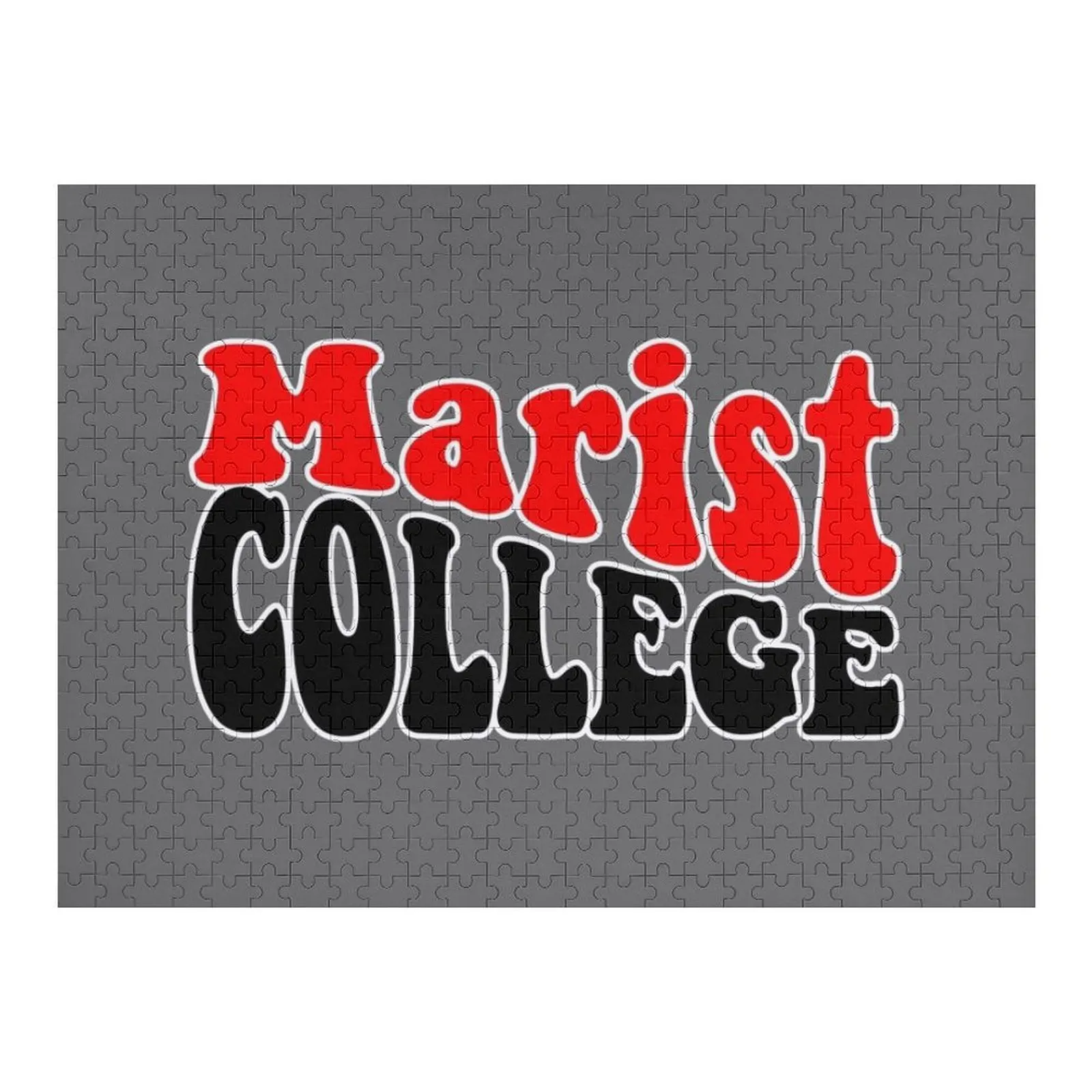 

Пазл Marist College Red Foxes Groovy, деревянное имя, персонализированные персонализированные подарки, пазл