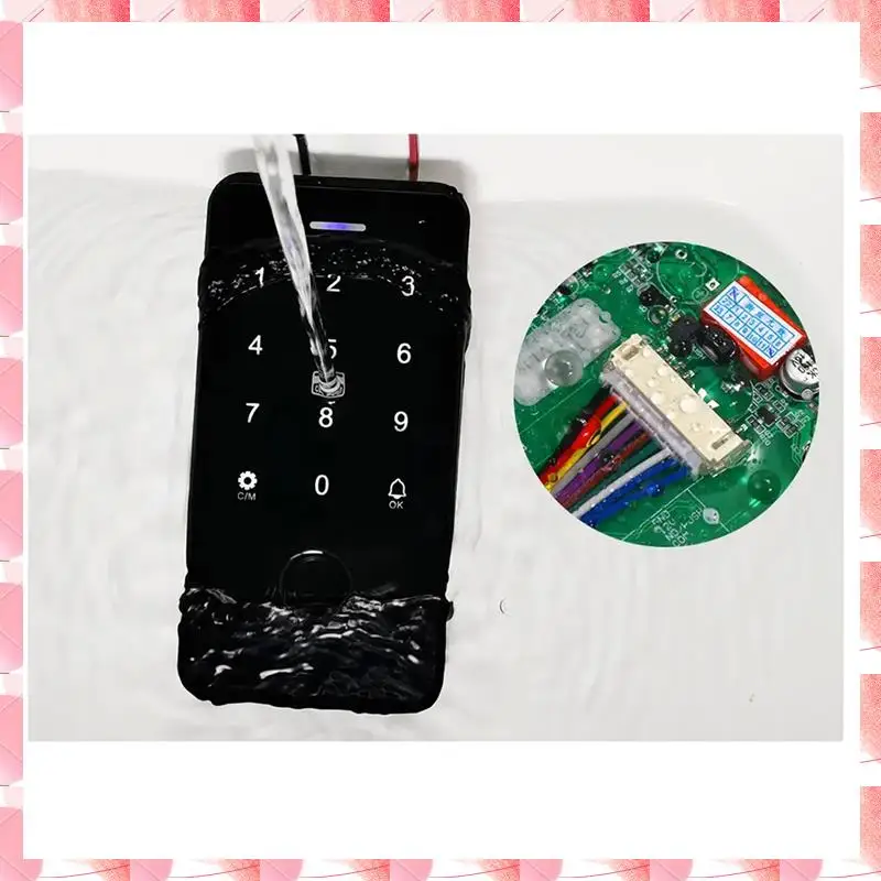 JAJA NFC Bluetooth Tuya APP Access Control Keypad Waterproof RFID Keyboard 13.56Mhz Biometric Fingerprint Touch Door Opener Dura