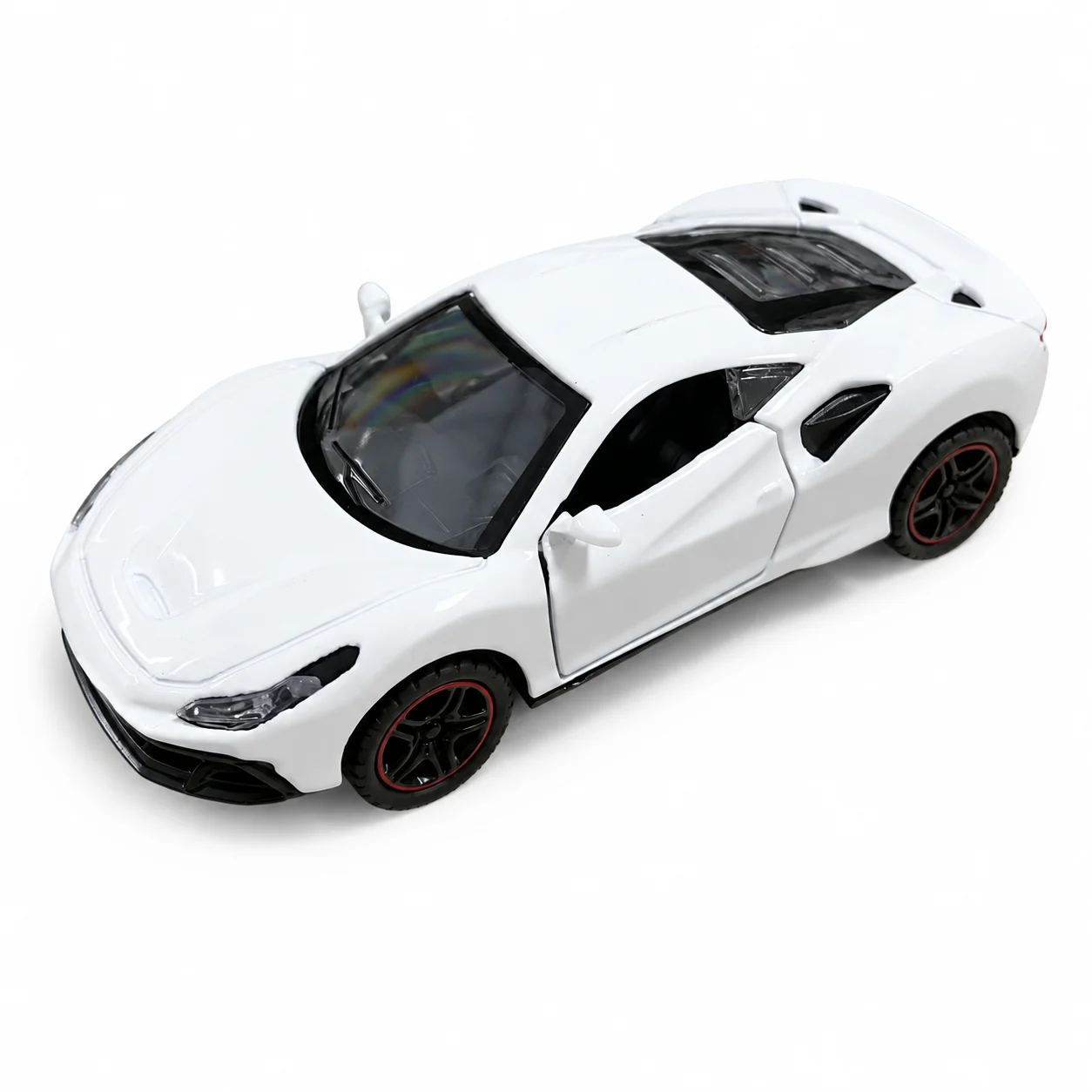 (Boxed) 1/43 Scale, Modern Sport Coupe Style Toy Car, Powerful Spring, Metal Casting, Boy's Toy, the Best Gift
