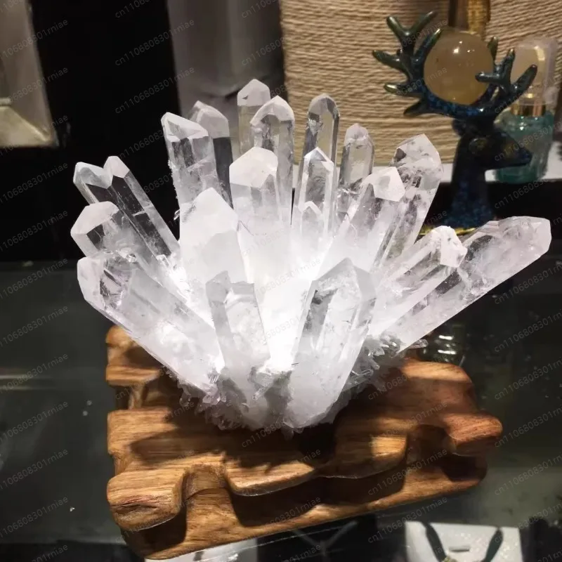 

Wholesale Natural White Crystal Cluster Rough Crystal Ore Specimen White Crystal Cluster Home Decoration Crafts Ornament