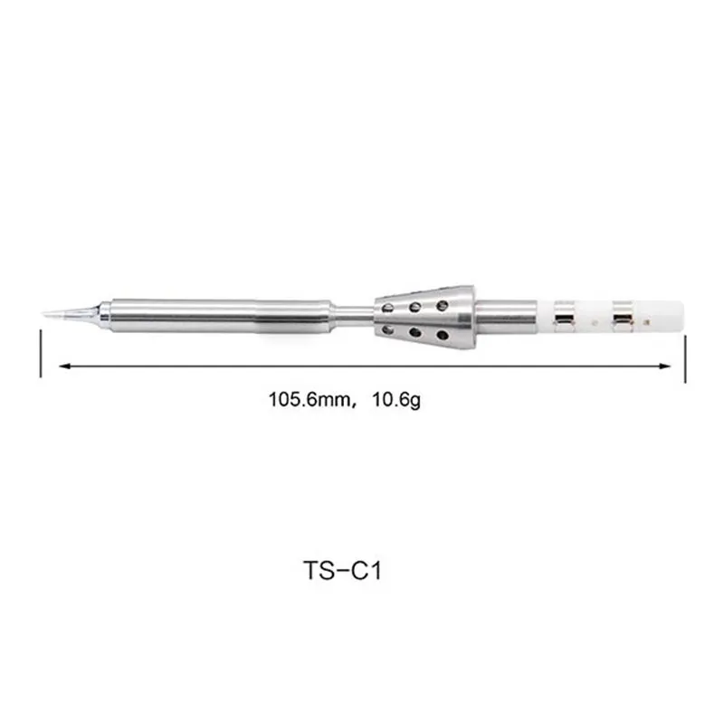 Punta de soldador eléctrico TS100 TS-C1/TS-ILS, núcleo de calentamiento interno, temperatura ajustable, tipo bolígrafo, MINI Original