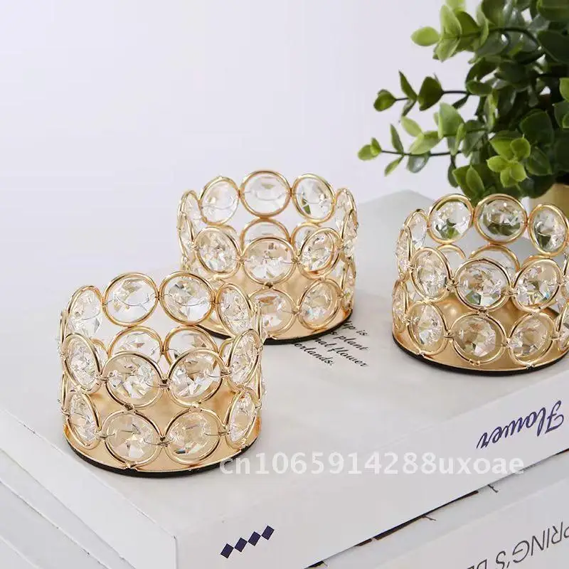 

Aromatherapy Candle Cup Crystal Beads Candle Cup Decorative Atmosphere Ornaments Crafts