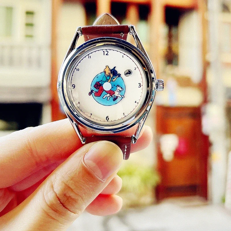 창의적인 애니메이션 스타일 커플 쿼츠 시계, 하이 퀄리티 심플 트렌드, 방수 자동 여성 시계, 생일 선물, 신제품