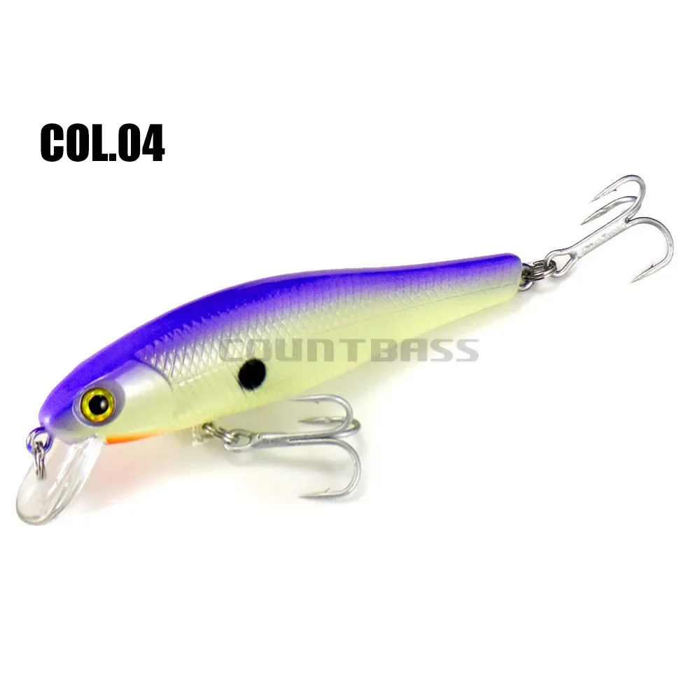 Countbass Floating Minnow Wobblers Lures for Fishing Hardbaits 80mm 10g