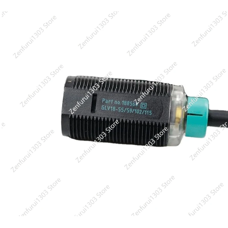

GLV18-55/59/102/115 Reflective plate sensor DC voltage 4 LED indicators Photoelectric switch IP67 The mass is about 75 G