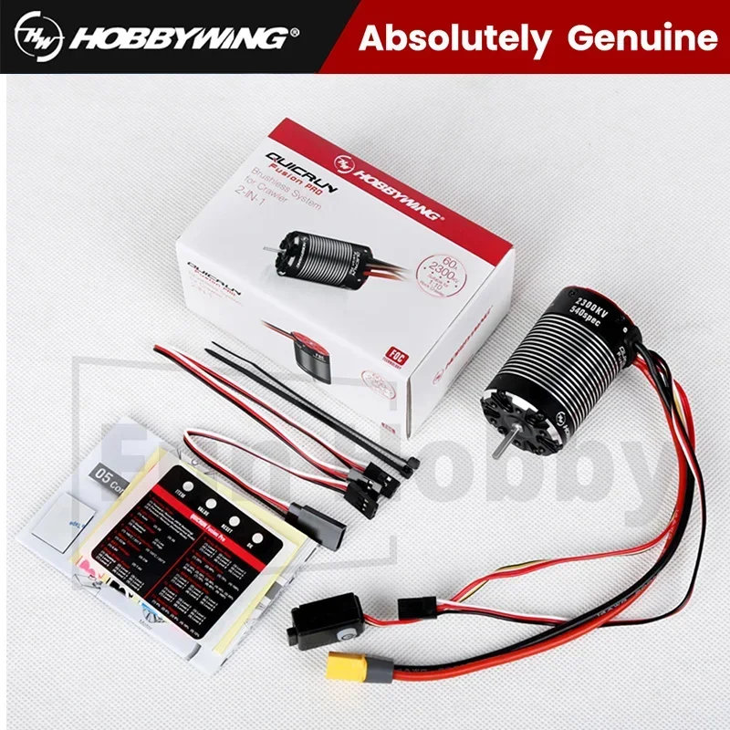 

Hobbywing Fusion PRO 2 in 1 Combo 2300KV 1800kv 1200kv Brushless Waterproof Climbing Motorand ESC RC Car Motor Accessories