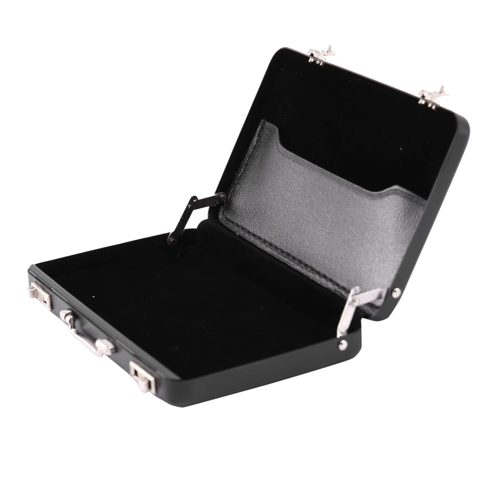 N87R Estuche para tarjetas de visita Mini estuche para llevar Estuche para tarjetas Estuche para contraseñas de tarjetas Solo se utiliza para tarjetas de visita, etc. Negro