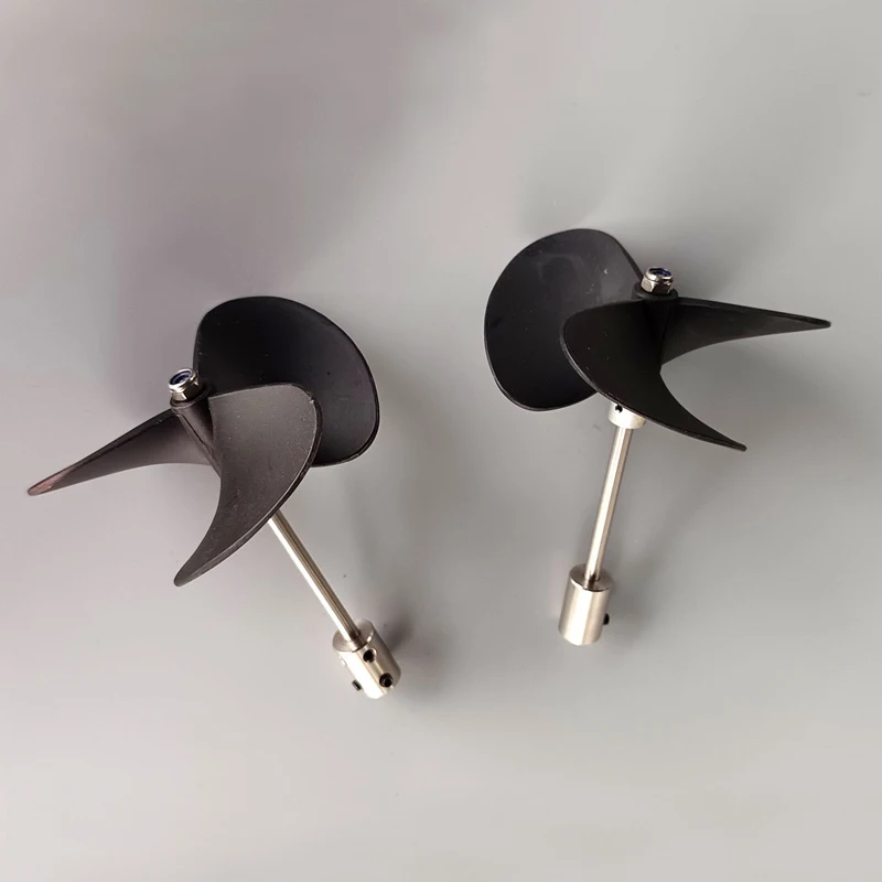 

1 пара пропеллеров для радиоуправляемых лодок из ПВХ, общая длина 120 мм, детали трансмиссии для самостоятельной сборки, для валов двигателя диаметром 5 мм, 6,35 мм, 8 мм, 10 мм