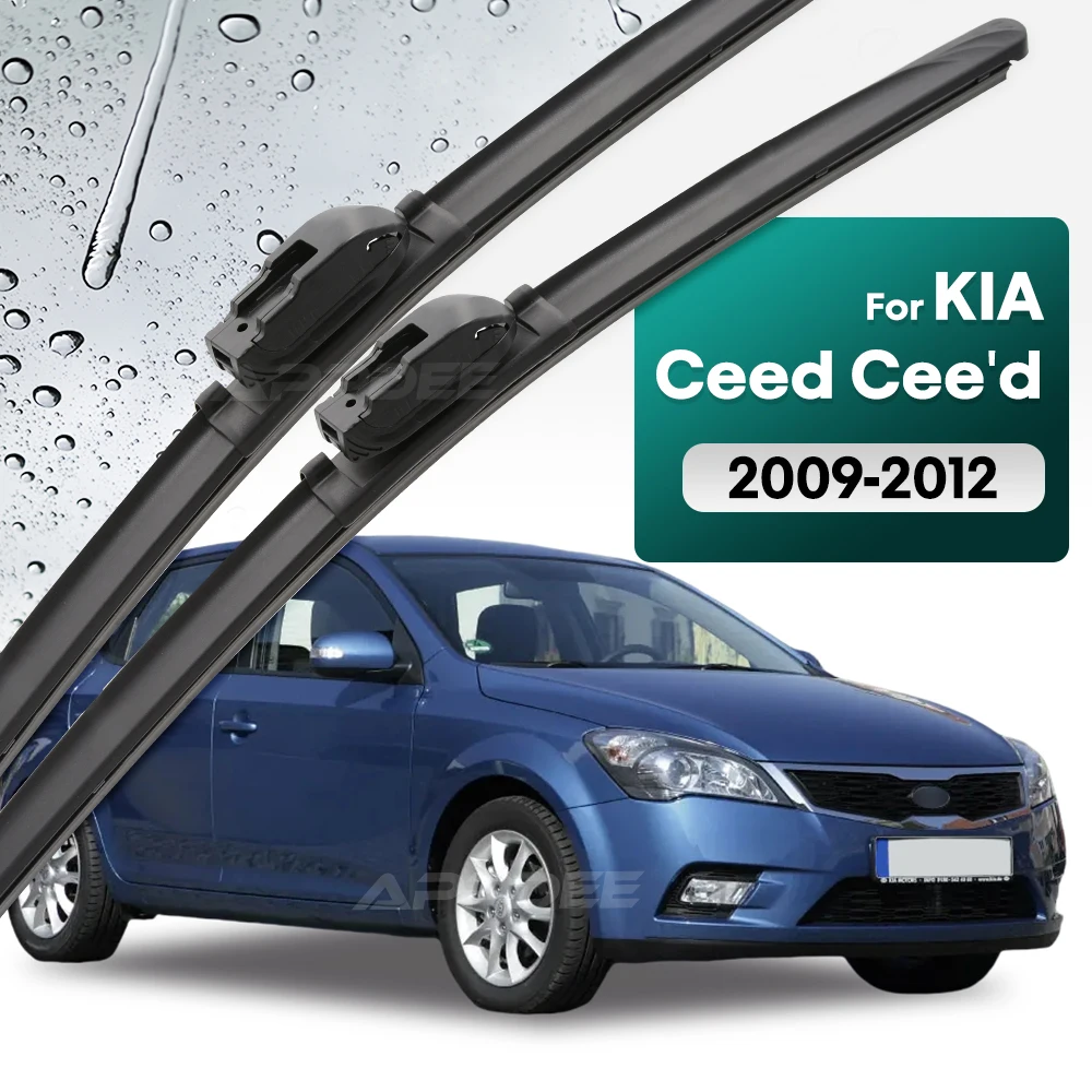 

Комплект силиконовых и резиновых щеток переднего стеклоочистителя для KIA Cee'd Ceed 2009-2013, щетка для лобового стекла 24 "+ 18"