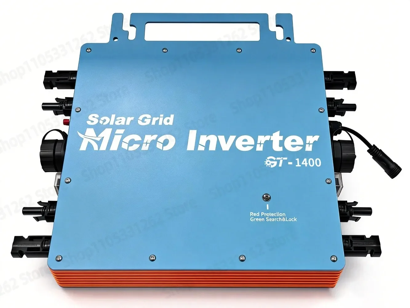 1400W Micro Inverter  Grid Tie Anti-Reverse Smart WiFi Monitoring 36V Battery Ready for Home Balcony Rooftop PV