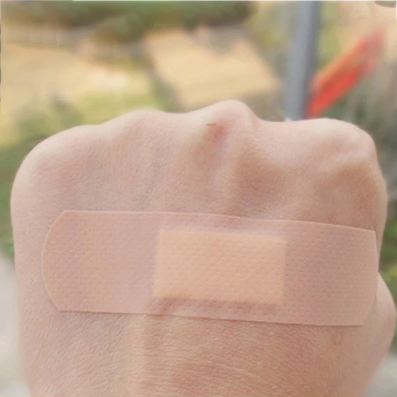 50/100/200 قطعة تنفس الفرقة المعونة ضمادة مضادة للماء الإسعافات الأولية الجرح خلع الملابس الشريط الطبي الجرح الجص مجموعات الطوارئ الضمادات