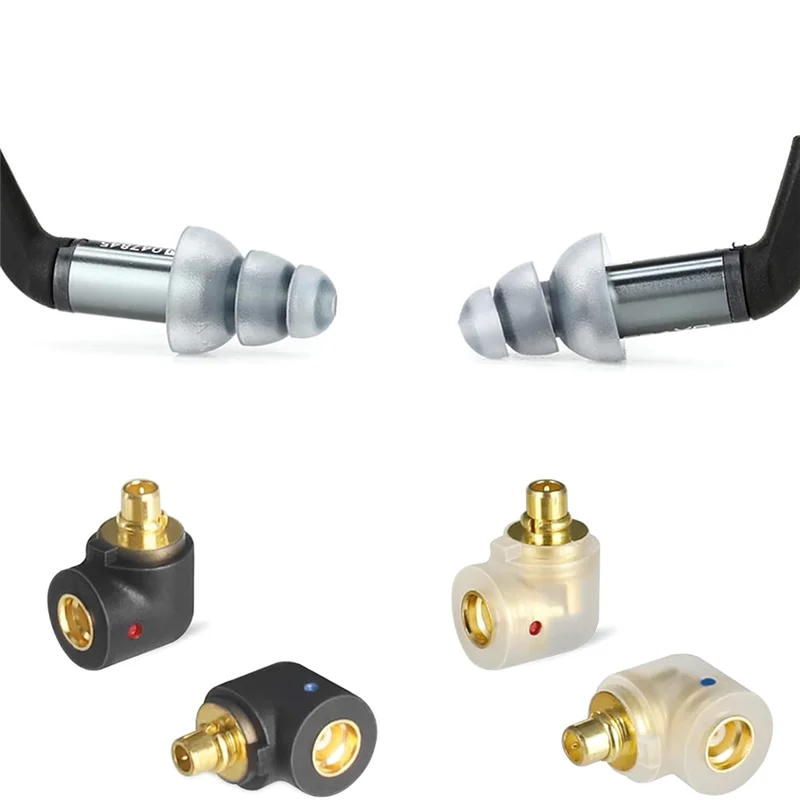 Male To MMCX Female For Etymotic ER Series Headset Adapter Connect To MMCX Cables Transparent-N33R
