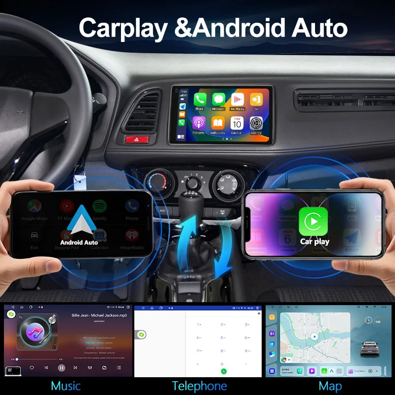 For Honda Vezel HR-V XR-V 2013-2019 Car Radio 2K QLED Android 14 Multimedia Video Player GPS AI Voice CarPlay Auto Head Unit 4G