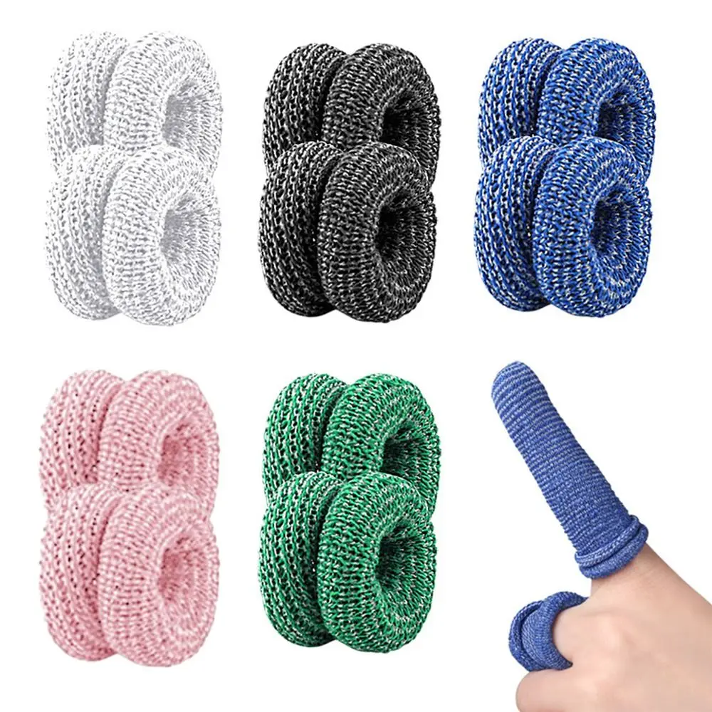 10PCS Multicolor Cotton Finger Cots Protectors Thickening Tubular Care Bandage Disposable Wear-resistant Sports Safety Work