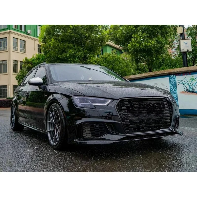 For A3 Modified Body Fittings Bumper With Grille Front Shovel 2017-2020 Hot Selling Car Accessories Kit 6