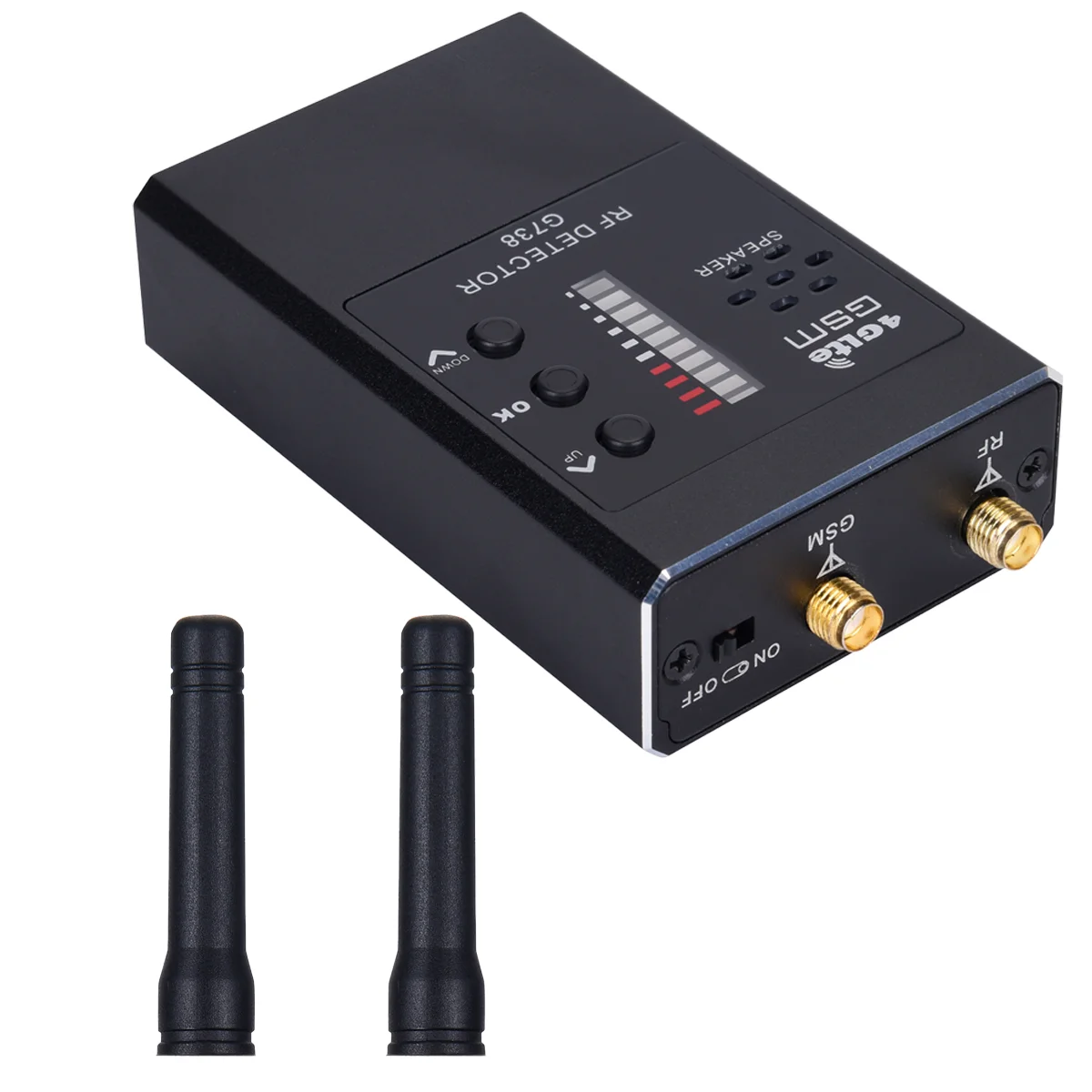 

G738 anti spy gadgets Privacy Shield RF Detector, Locate WiFi Cameras/GPS, for Hotel/Office, 1000mAh Battery, Compact Size