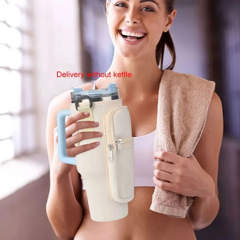 40oz Water Bottle Carrier Bag Pouch Water Bottle Holder with Adjustable Shoulder Strap Water Cup Protective Cover