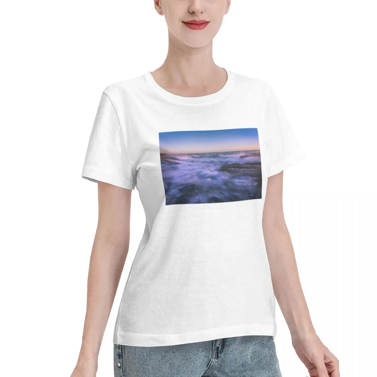 Custom Available Wave After Wave Women's T-shirt Casual Dating Aesthetic Women Top