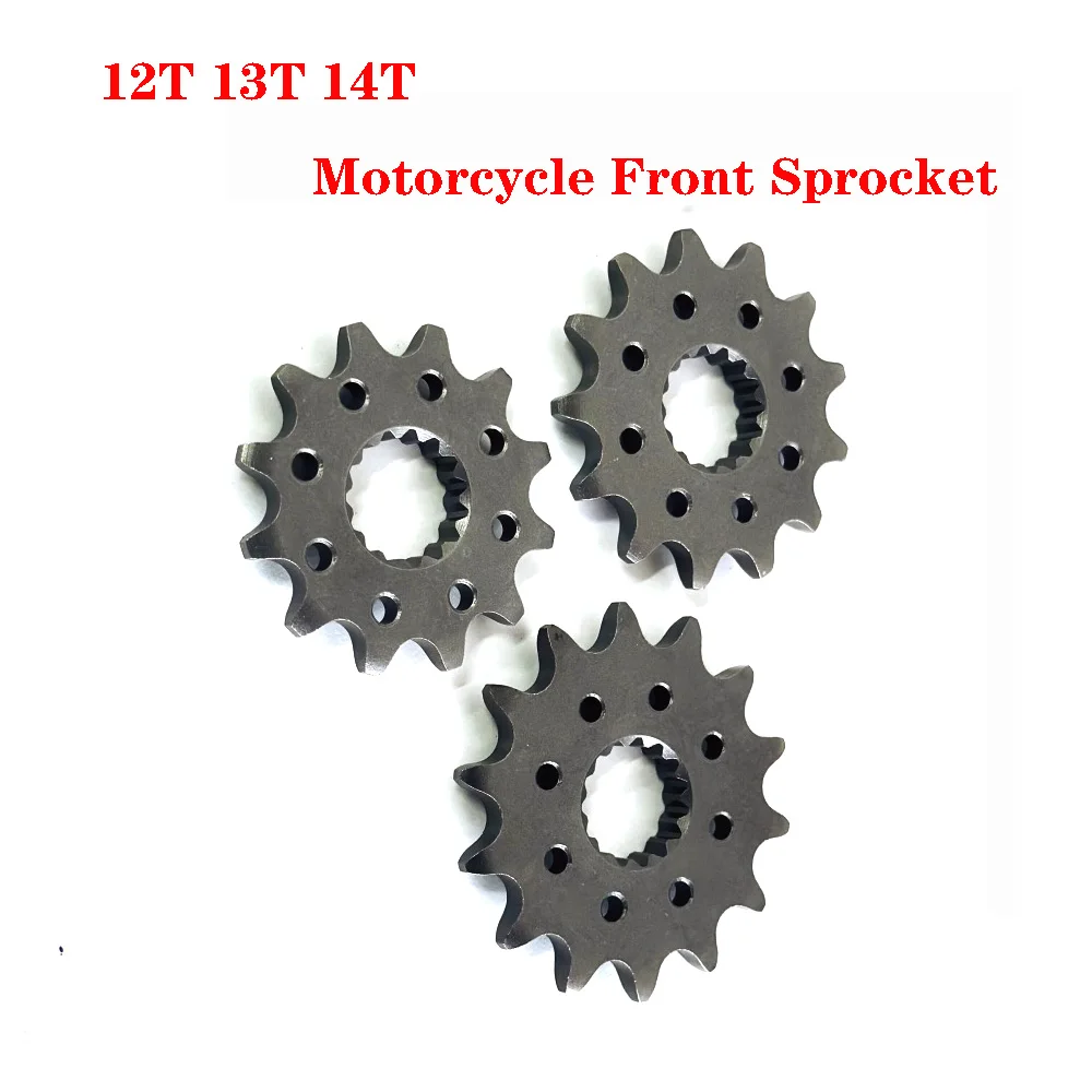 

520 12T 13T 14T Motorcycle Front Sprocket for Husqvarna 250 450 510 570 610 TC TE TXC WR 250 CR 310 350 400 410 TE