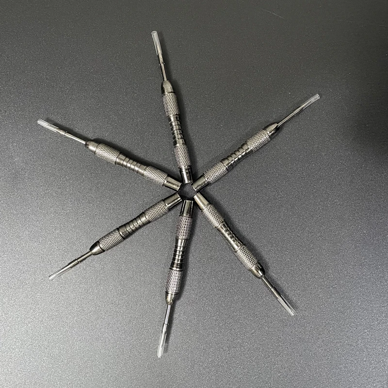 Aiguilles de fléchettes, 12 pièces, 18g, motif sculpté exquis, matériau en fer, processus d'électrodéposition, accessoires de fléchettes, pointe en acier
