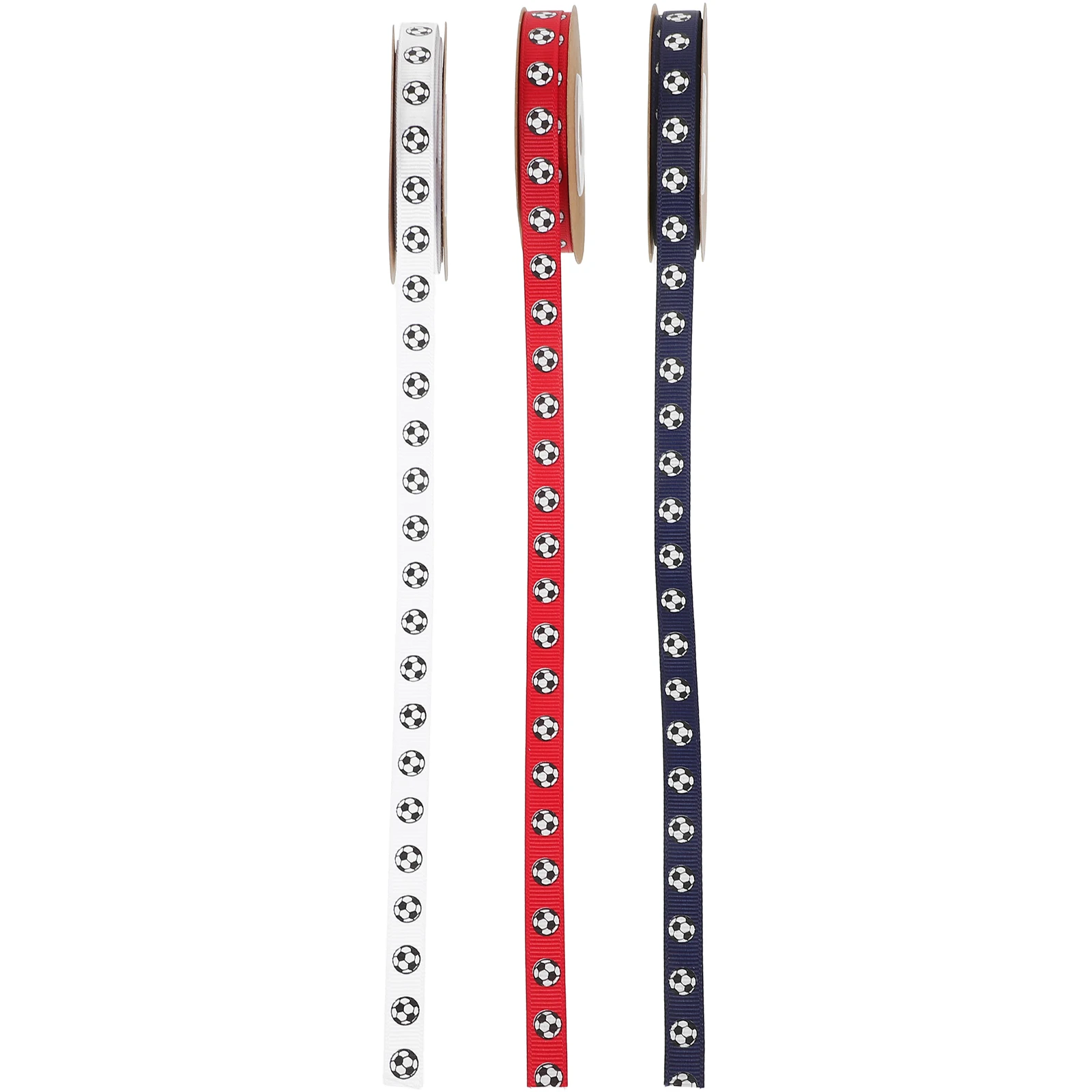 

3 Rolls Graduation Gift Wrapping Ribbons DIY Craft Printed Ribbon for Festival Sewing Bow Making Cake Decor Cloth Ribbon