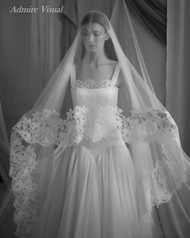 New Arrive Wedding Dresses A-Line Square Collar Sleeveless With Open-Back Customized Bride Gowns Vestidos De Novia