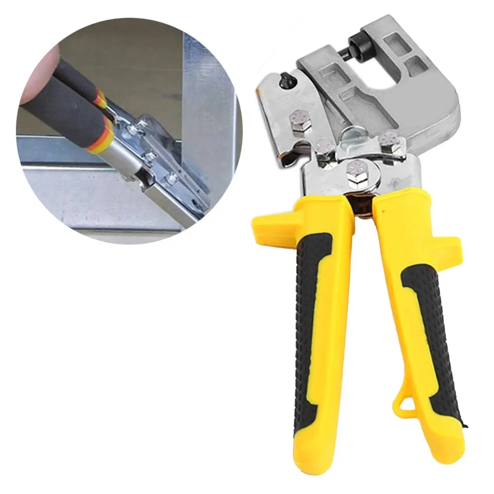 Punching Clamp Metal Stud Crimper Fastening Type Hand Operated Drywall Crimping Tool Aluminum alloy Ceiling Riveting Clamp