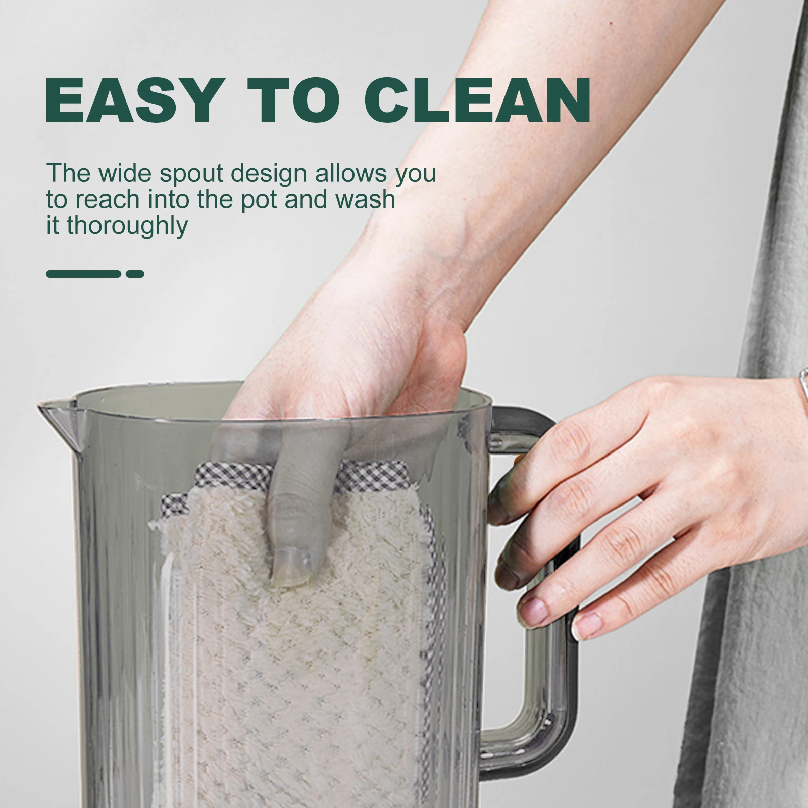 

Cold Pitcher Large Capacity Safe Kitchen Water Container Beverage Pitcher Container Tea Pot Home Office Use
