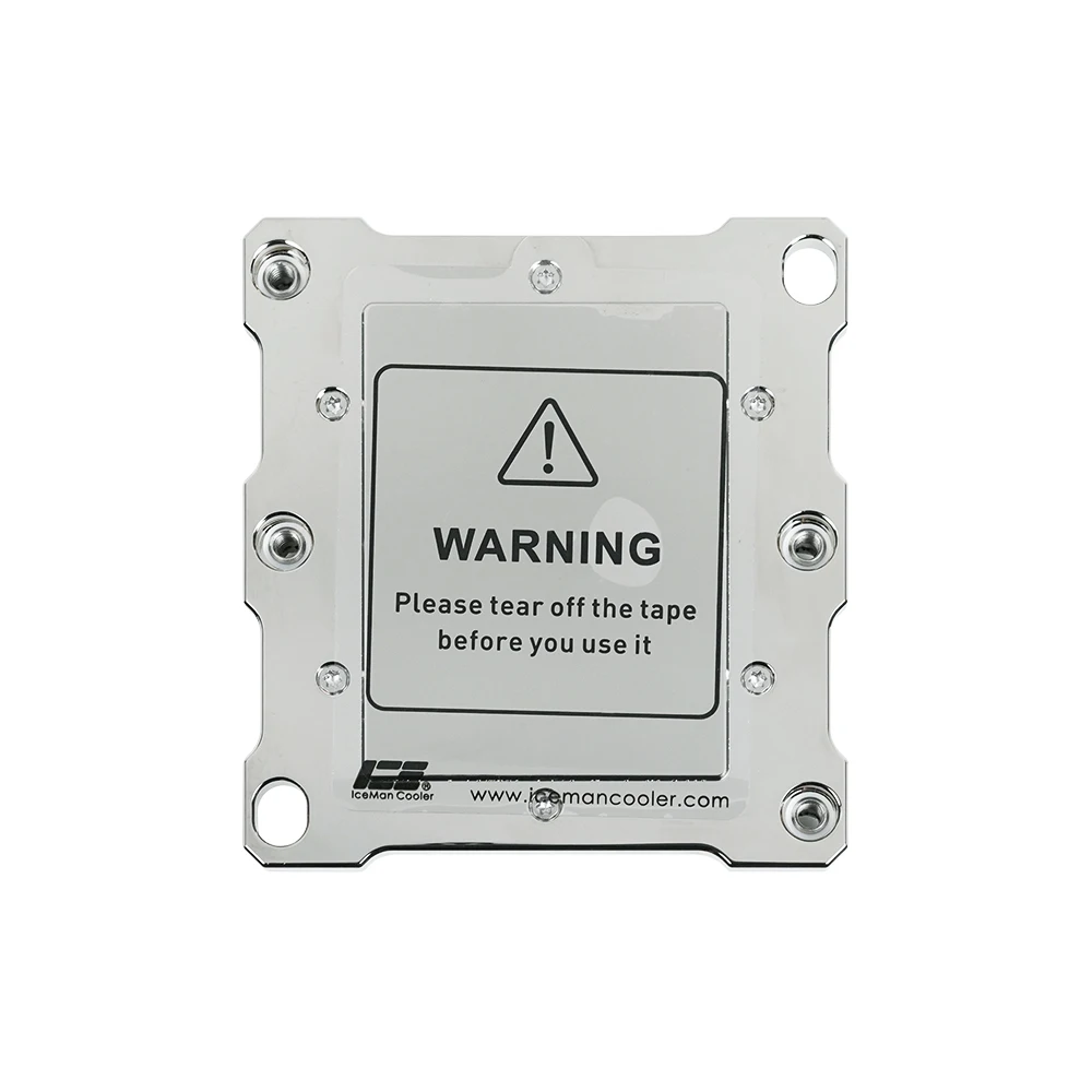 IceManCooler Full Copper Water Block For Intel LGA3647 CPU,Narrow Square Type ,LGA 3647 Processor WaterCooling Block