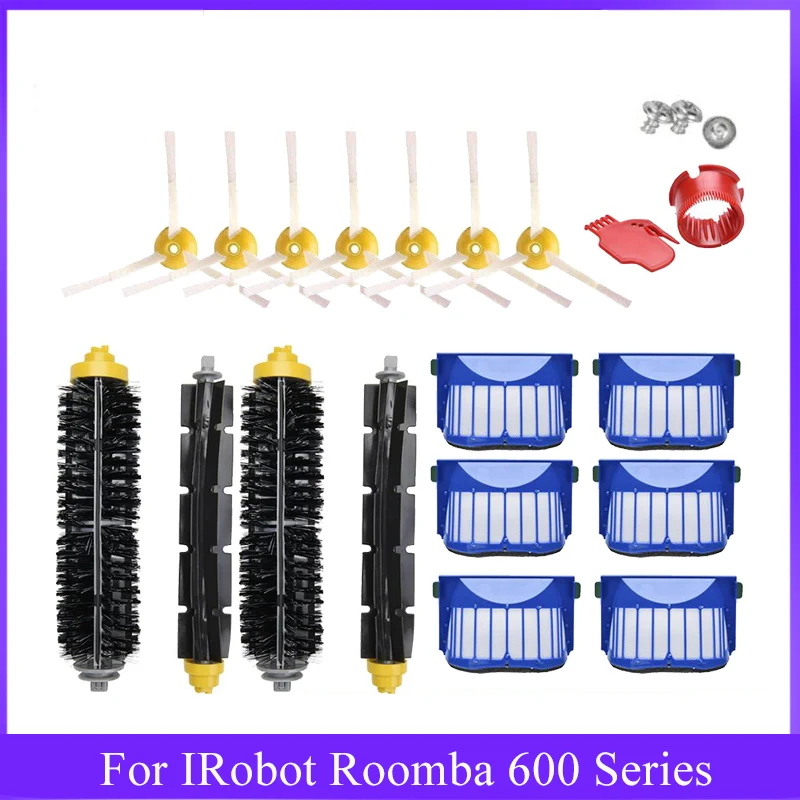 For iRobot Roomba 600 Series 610 620 625 630 650 660 Vacuum Cleaner Part Kit Replacement Accessories