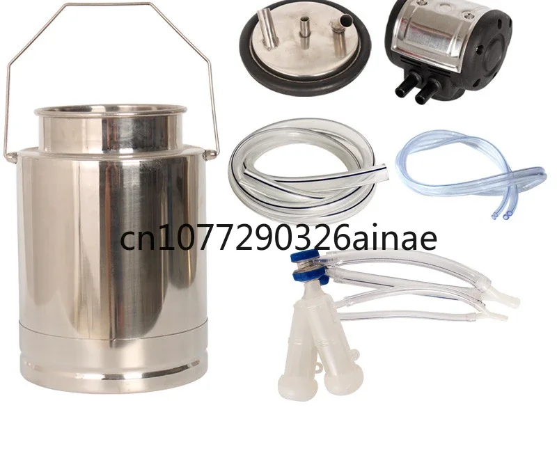 25L Stainless Steel Material Milking Bucket Group for Cow Milking Machine Parts(it's not whole set machine, only machine parts)