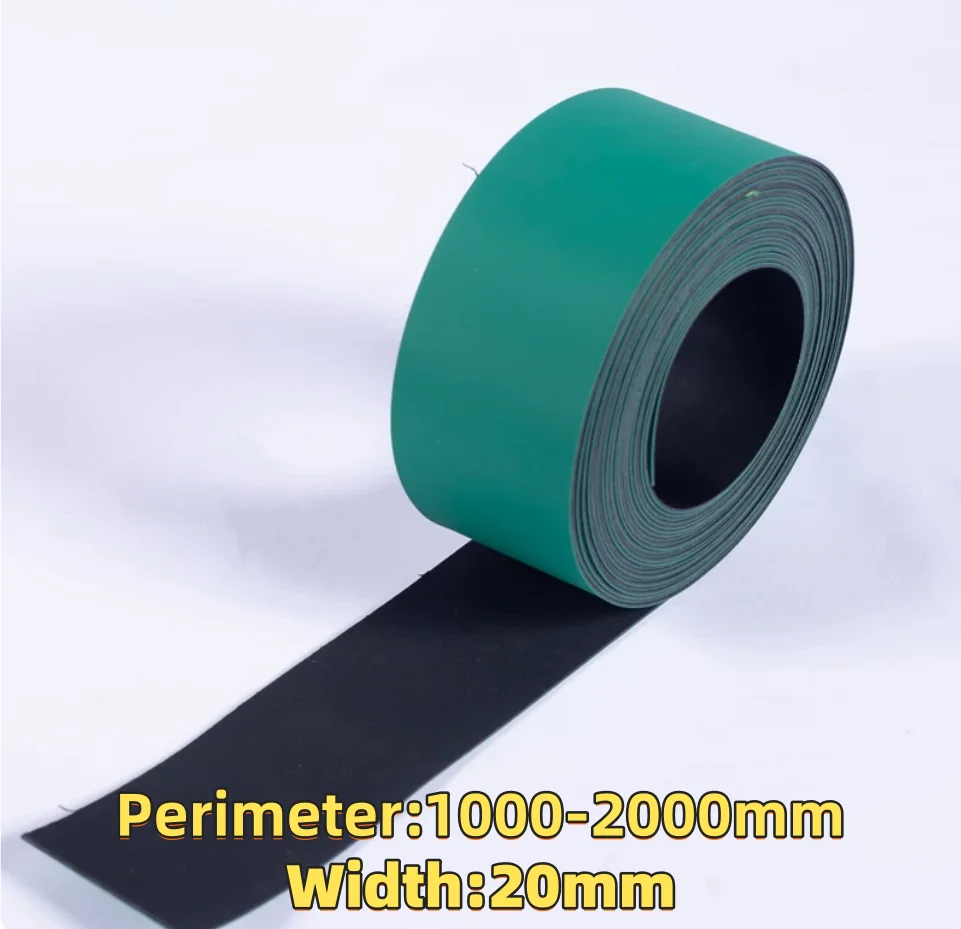 1mm Elastic flat belt with PU anti-static surface printed electronic photovoltaic technology dust-free rotary line conveyor belt