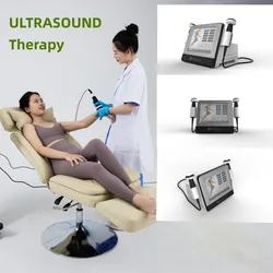 1MHz Ultrawave Ultrasound Physiotherapy Machine Chronic Strains And Sprains Physical Therapy Equipment With 2 Handles