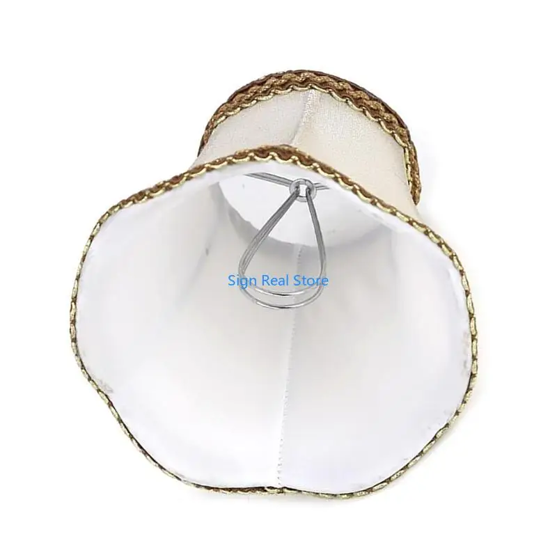 

3Pieces Small Chandelier Lamp Shades Clip On Lampshade Soft Lighting Part 41XB