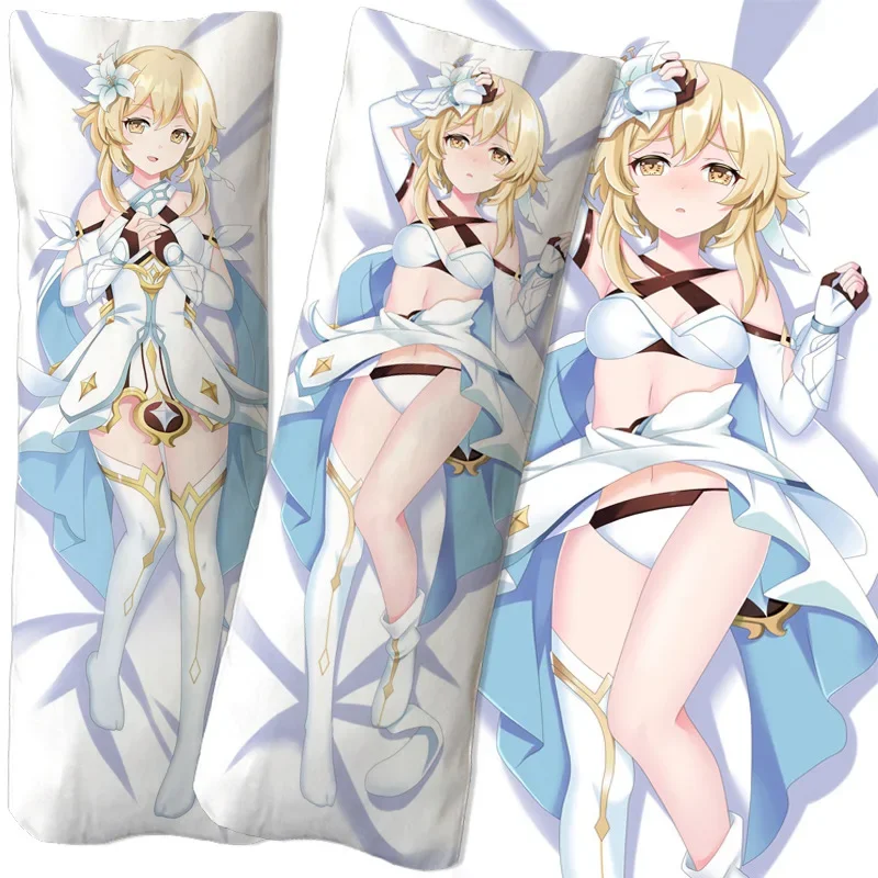 game Genshin lumie Ningguang Fischl figure Equal body pillow pillowcase double-sided 3D printing customizable sexy pillowcase