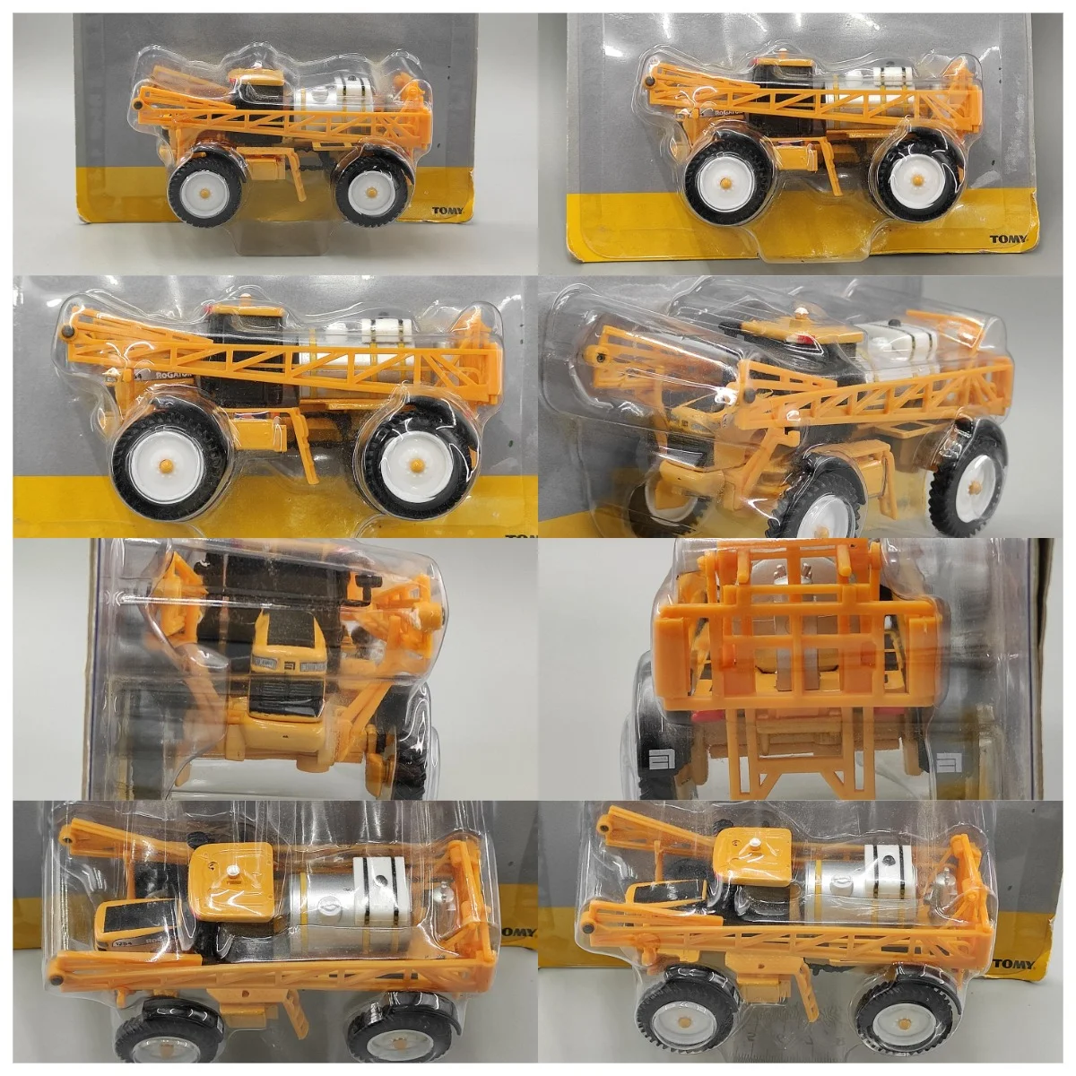 Modelo de Coche Agrícola de Aleación Amarilla a Escala 1:64, Diecast ERTL 1254 Sprayer